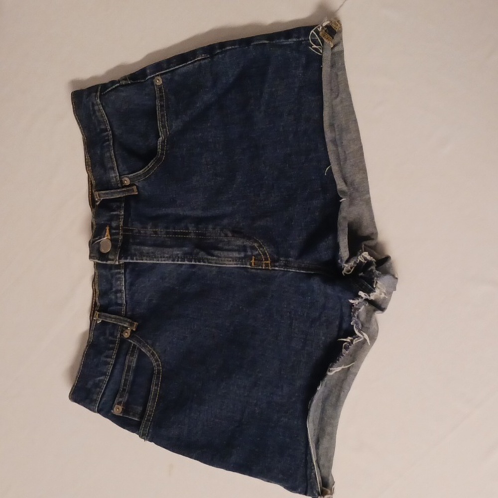 Everlane Womens Blue Jean Shorts The Way High Denim Short - 29
